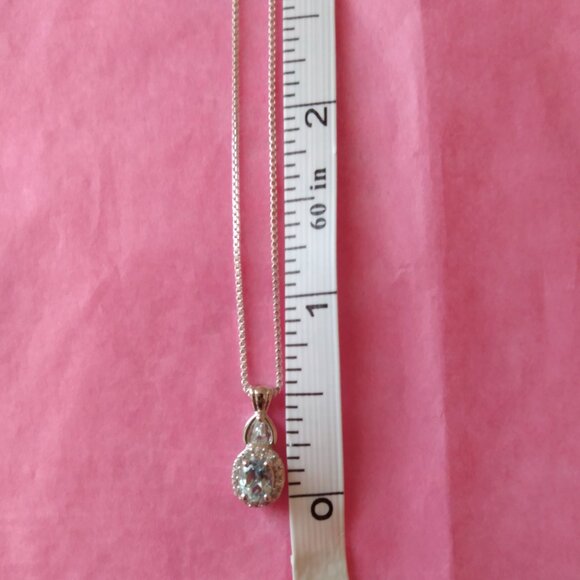 FREE WITH ANY NECKLACE PURCHASE, genuine  blue aquamarine necklace - Picture 10 of 10